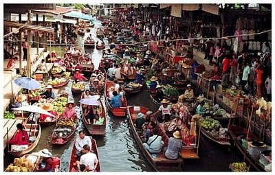 City Tour Maeklong Railway Market Damnoen Saduak Floating Market, Elephant Camp